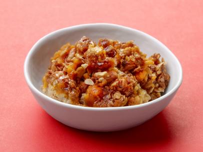 Food Network Kitchen’s Healthy Pumpkin-Oatmeal Bake for Year of Oats/Drunk Pies/Diners, as seen on Food Network.