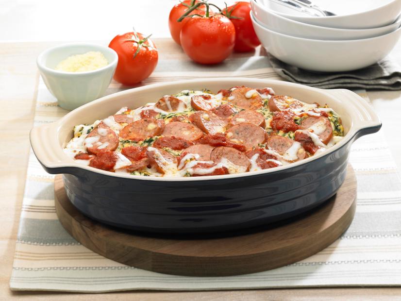 Low Carb Sausage & Spinach Lasagna Casserole Recipe Food Network