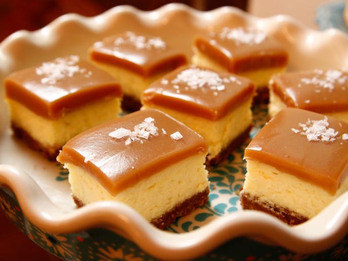 Salted Caramel Cheesecake Squares Recipe Ree Drummond Food Network