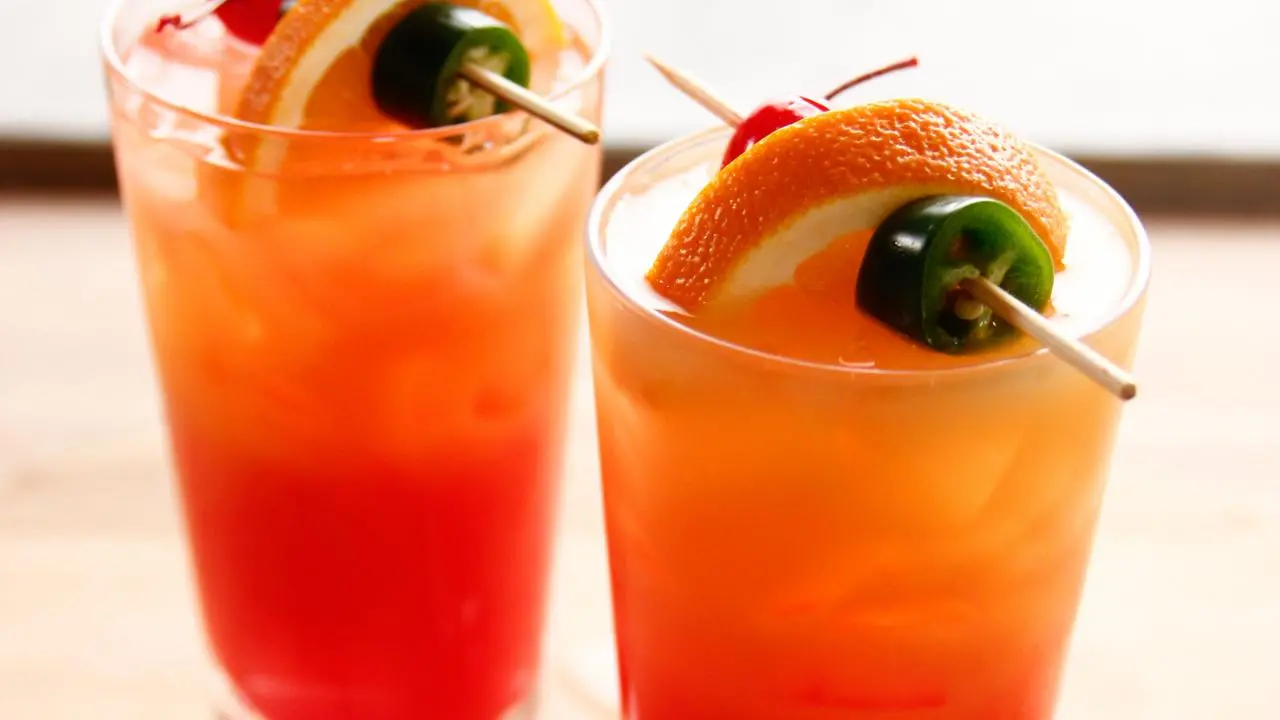 Spicy Tequila Sunrise