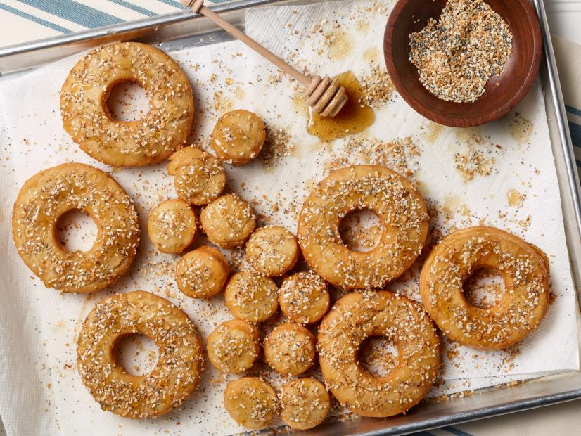 Food Network Kitchen’s Everything Doughnuts for Year of Oats/Drunk Pies/Diners, as seen on Food Network.