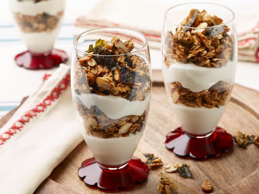Food Network Kitchen’s Miso Granola for Year of Oats/Drunk Pies/Diners, as seen on Food Network.