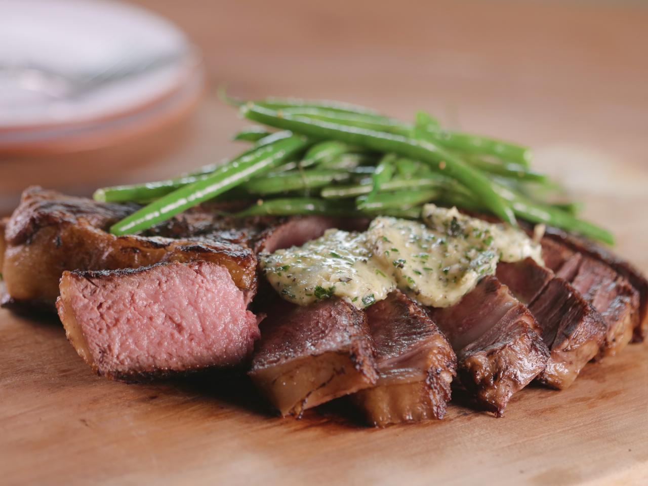 Cast Iron Steak (with garlic herb butter) - A Pinch of Healthy