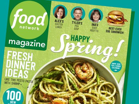 Food Network Magazine: April 2016 Recipe Index