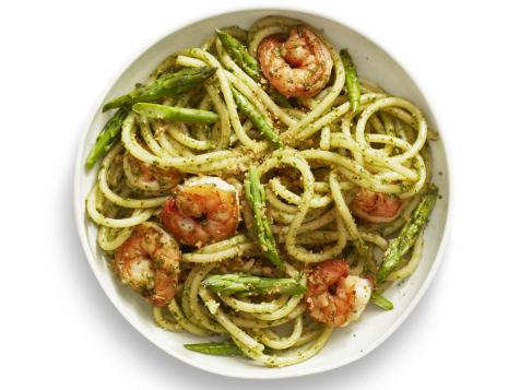 Pesto Pasta with Shrimp