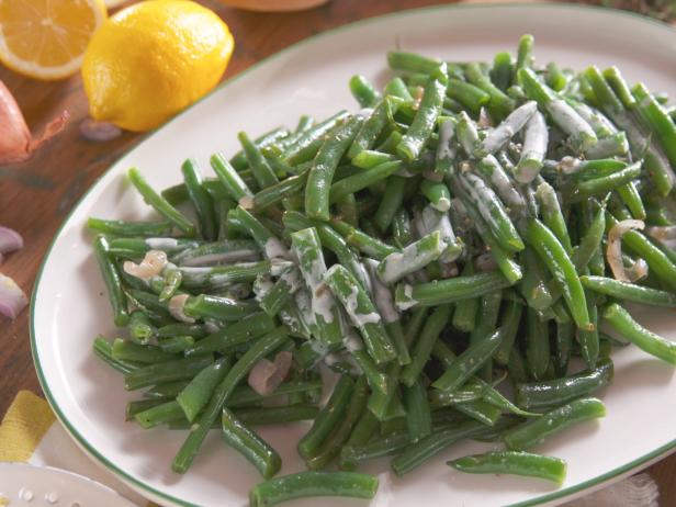 Sauteed Green Beans with Creamy Lemon Dressing_image