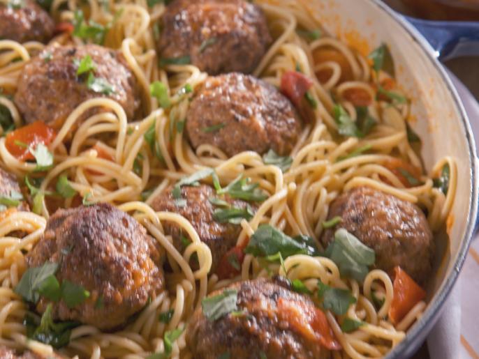 Spaghetti and Meatballs Recipe Nancy Fuller Food Network