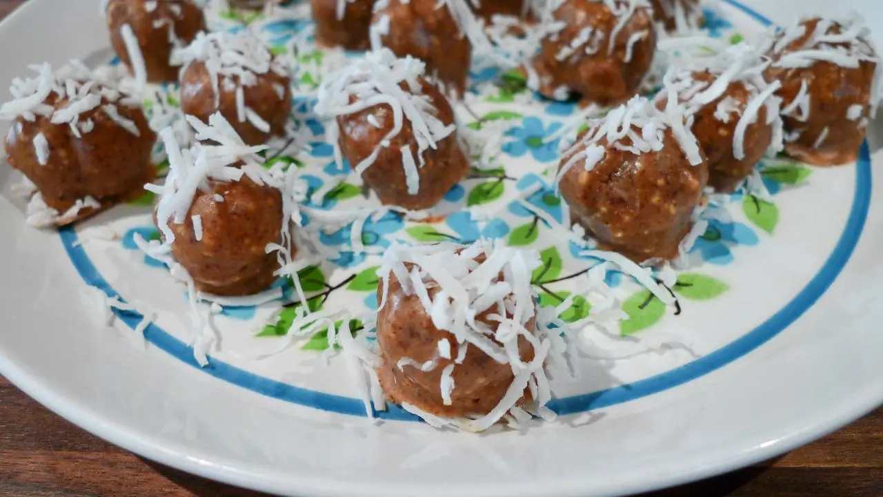 Date Almond Butter Truffles