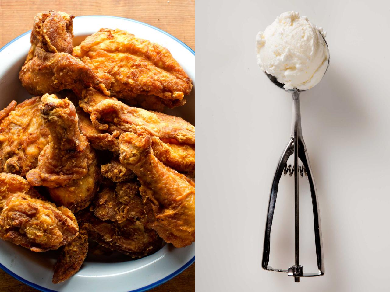 In honor of World Fried Chicken Day, try this ice cream disguised