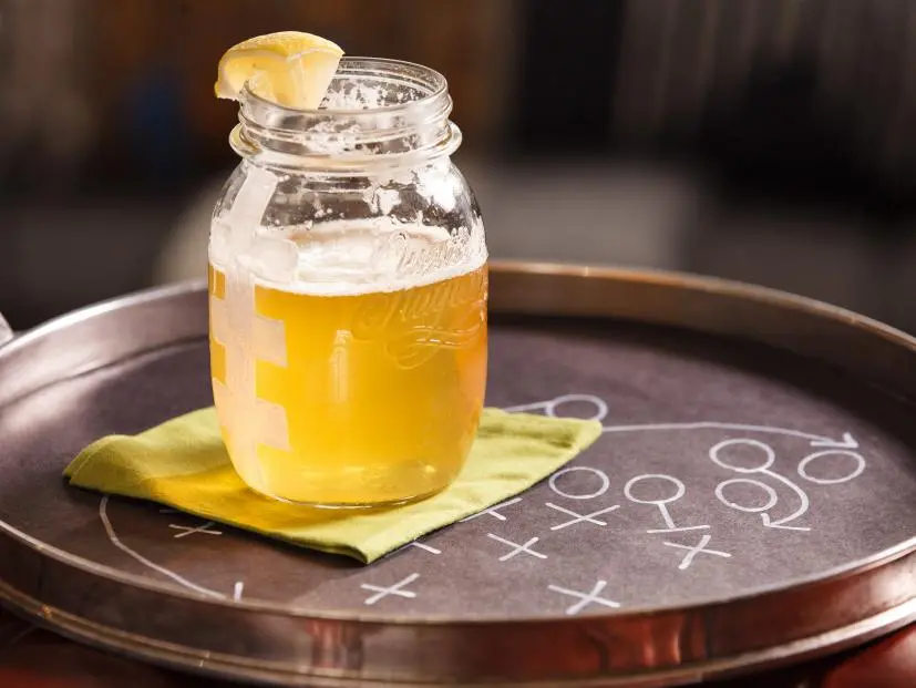 Tiffani's Summer Shandy, as seen on Cooking Channel's Dinner at Tiffani's, Season 2.