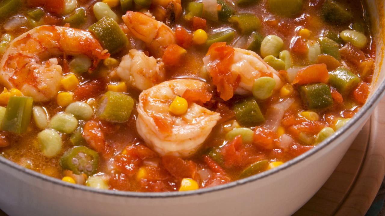Kardea's Okra Soup with Shrimp