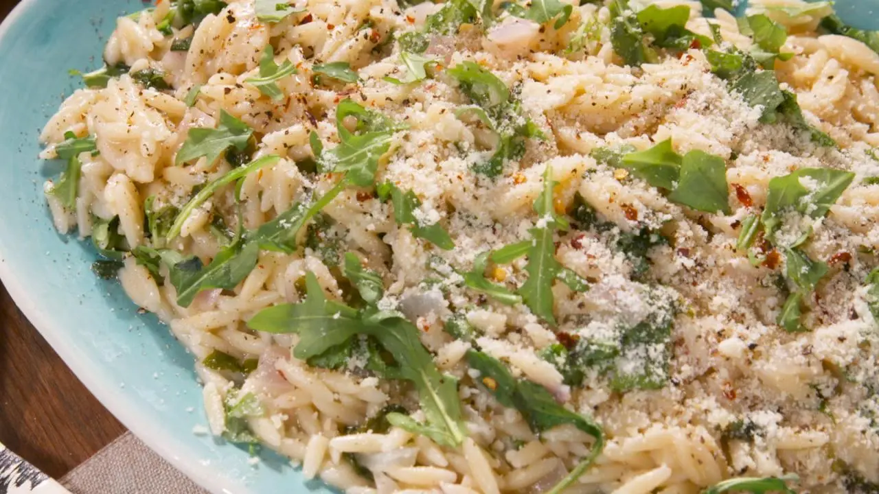 Peppery Parmesan Orzo