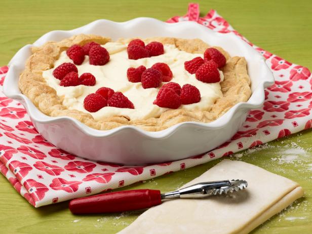 Food Network Kitchen’s Easy Berries and Cream Pie for Summer Slow Cooker/Zucchini Fries/Picnic Brick-Pressed Sandwiches, as seen on Food Network.