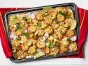Food Network Kitchen’s Zucchini Fried Nachos for Summer Slow Cooker/Zucchini Fries/Picnic Brick-Pressed Sandwiches, as seen on Food Network.