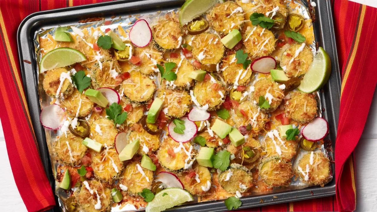 Zucchini Fry Nachos