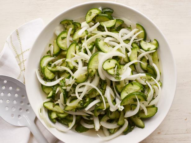 Mint Julep Cucumber Salad Recipe Damaris Phillips Food Network