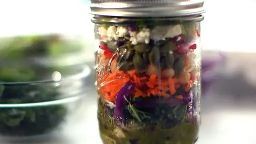 Eddie Jackson's Mason Jar Salad and Salad Dressing Eddie Jackson's Mason Jar Salad and Salad Dressing