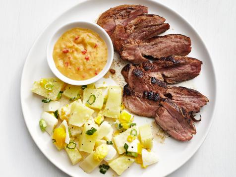 Easy Skillet Pork Tenderloin with Jalapeno Mango Sauce