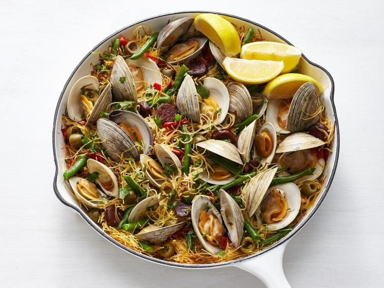 Pasta Paella with Clams Recipe Food Network Kitchen Food Network