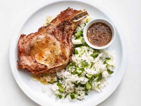 Vietnamese-Style Pork Chops with Ginger Rice