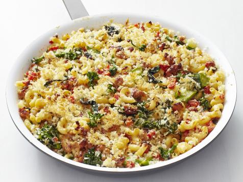 Pimento Mac and Cheese with Chicken Sausage