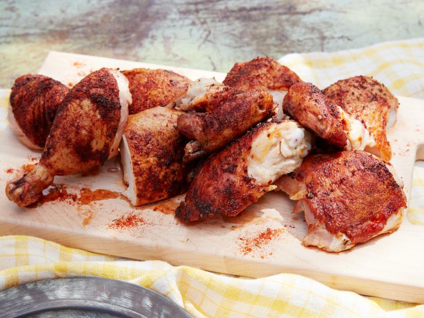 Food Network Kitchen’s Grilled Blackened Cajun Chicken as seen on Food Network.