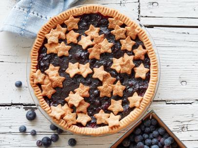 Food Network Kitchen’s 4Ingredient Blueberry Pie as seen on Food Network.