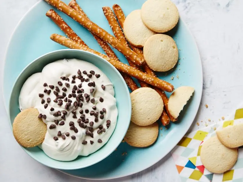 Food Network Kitchen's Chocolate Chip Cookie Dough Dessert Dip, as seen on Food Network.