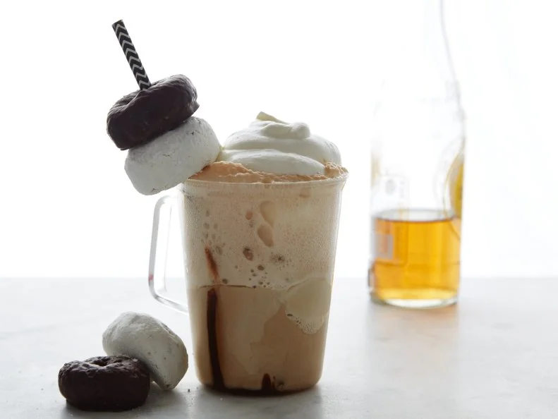 Food Network Kitchen&#39;s Coffee and Doughnut Float, as seen on Food Network