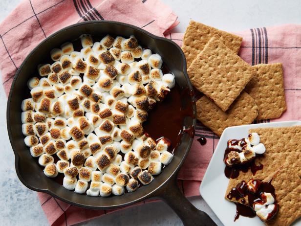 Food Network Kitchen's S'Mores Dessert Dip, as seen on Food Network.