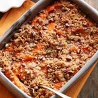 Food Network Kitchen’s Sweet Potato Casserole as seen on Food Network.