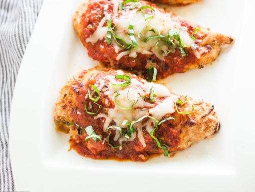 Lentil-Crusted Chicken Parmesan Recipe | Min Kwon, M.S., R.D. | Food ...