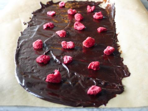Raspberry Protein Chocolate Leather