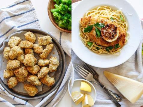One Recipe, Two Meals: Crispy Baked Chicken