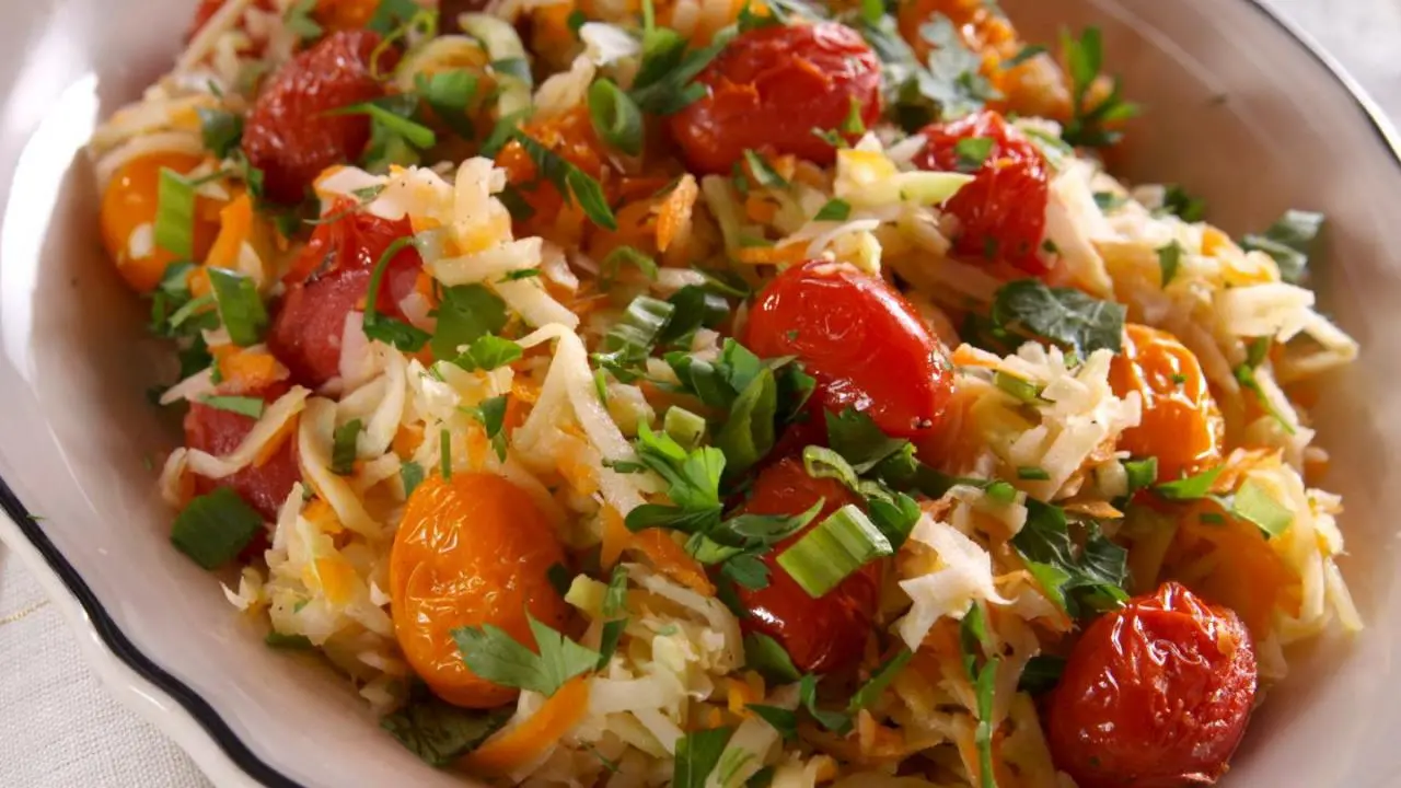 Nancy's Warm Kohlrabi Salad