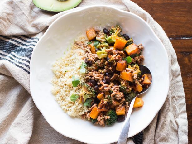 Ground Turkey Enchilada Stir-Fry with Couscous_image