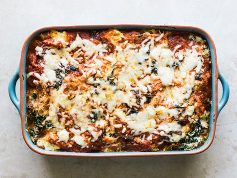 Spaghetti Squash Chicken Lasagna
