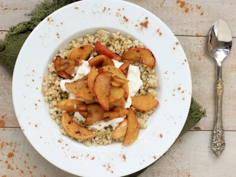 Spiced Apple Yogurt Sorghum Bowl