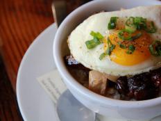 <p>The globally inspired brunch at Tasty n Sons is not to be missed. You can feast on everything from sugar-coated Chocolate Potato Doughnuts to the Breakfast Board smorgasbord of a boiled egg, chicken liver mousse and housemade bacon. Other standouts include the Steak n Eggs and Kimchee Pancakes.</p>