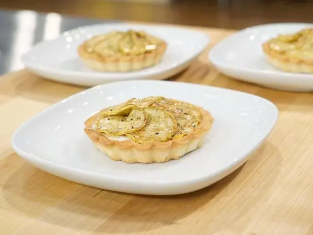 Summer Squash Tart with Mascarpone Cream Cheese Filling Recipe | Food Network