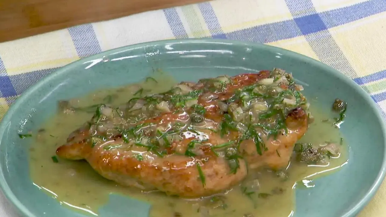 Chicken Pan Sauce "Picatta" Recipe Geoffrey Zakarian Food Network