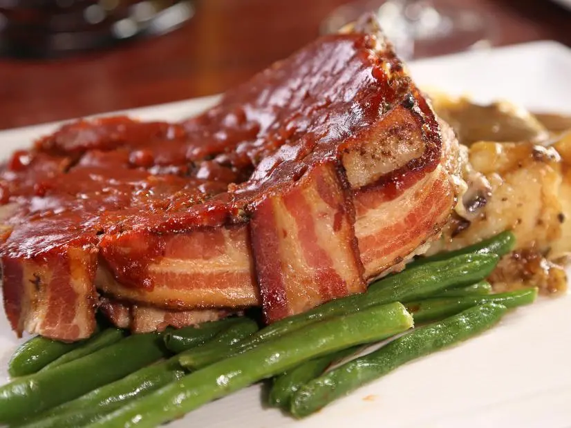  bacon-wrapped meatloaf from The Green Turtle Inn in Islamorada