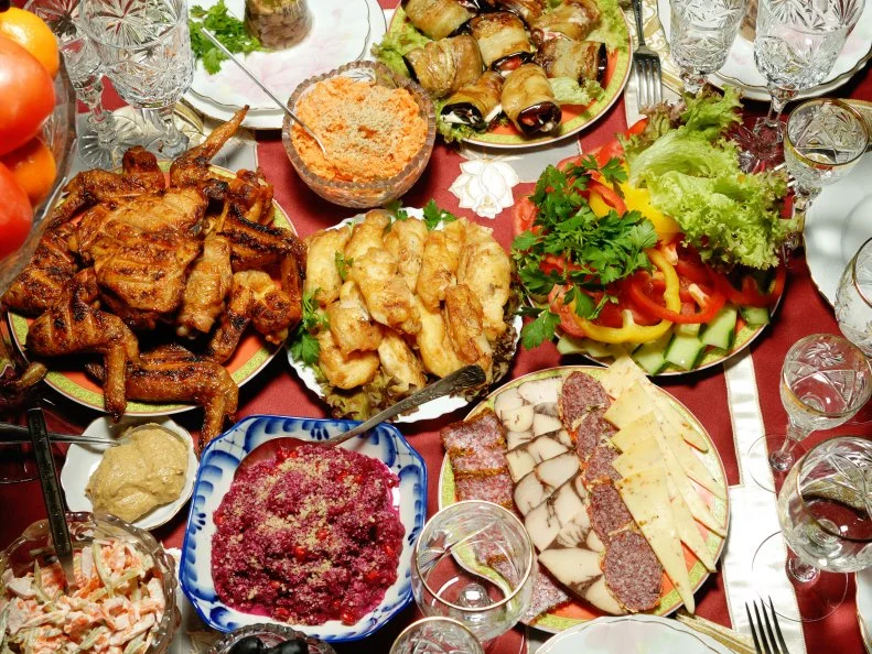 Served for a banquet table.