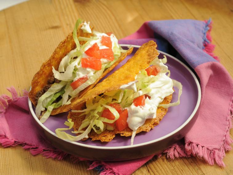 Cheddar Cheese Taco Shells Recipe Sunny Anderson Food Network