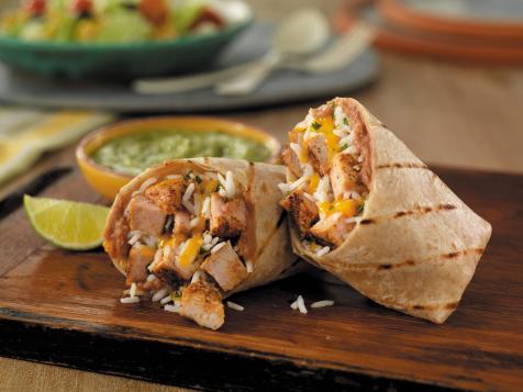 Grilled Pork Burritos with Salsa Verde