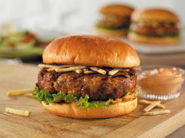 Cuban Style Pork Burgers Recipe Food Network To make cheeseburgers, about 1 minute before burgers are done, top with sliced cheese; cuban style pork burgers