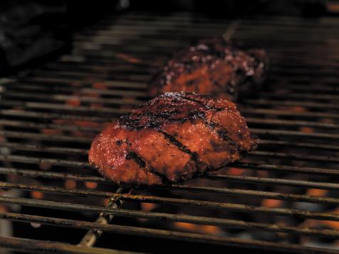 Double Smoky Ribs with Bacon-Bourbon BBQ Sauce