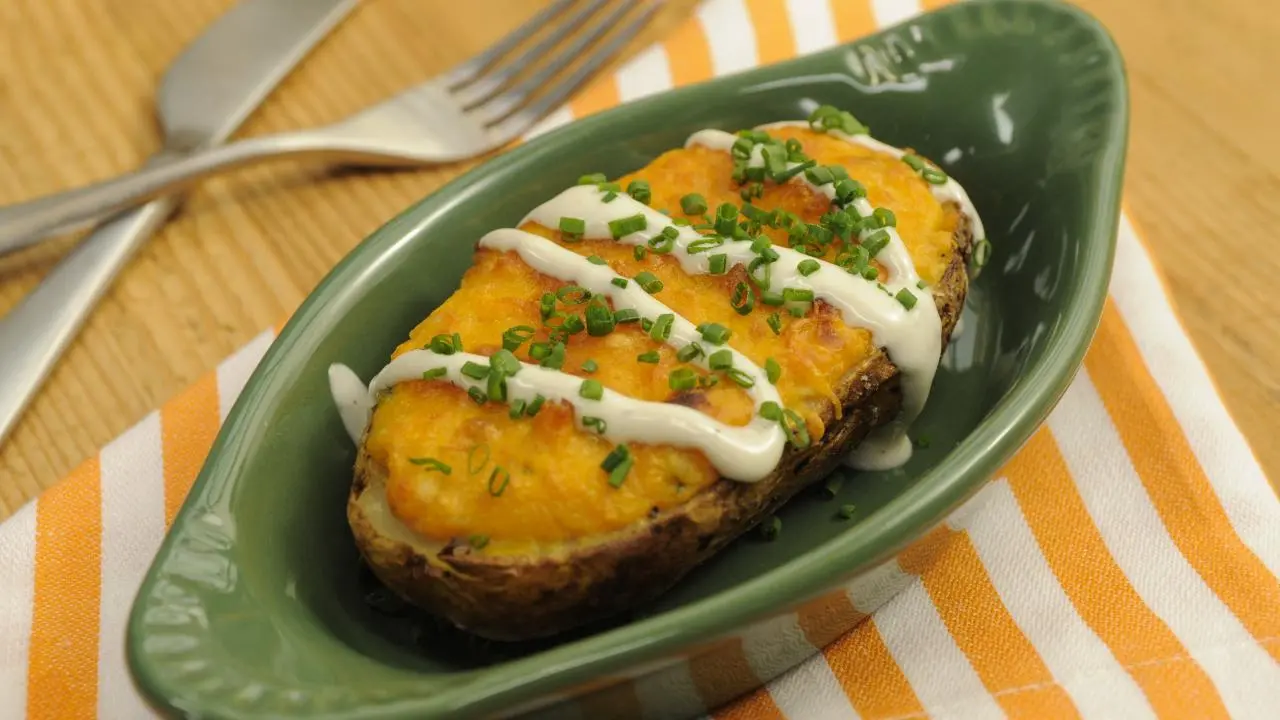 Buffalo Twice Baked Potatoes