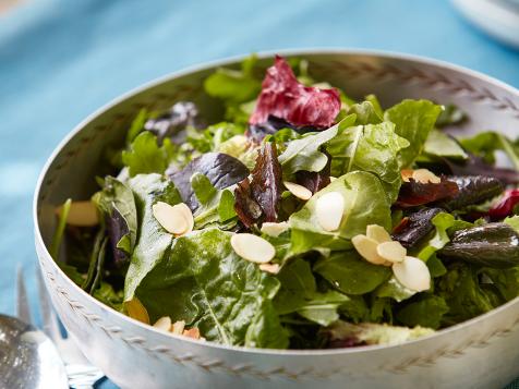 Mixed Greens with Apricot Vinaigrette and Almonds