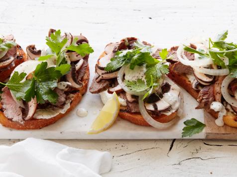 Beef Stroganoff Sandwich